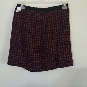 Loft ann taylor sz 10 purple pink tweed skirt